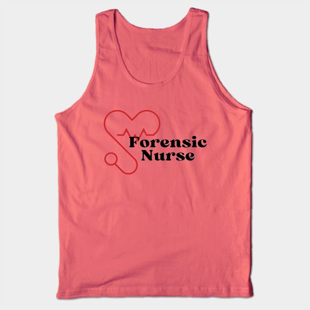 Forensic Nurse Gift Tank Top by Haministic Harmony